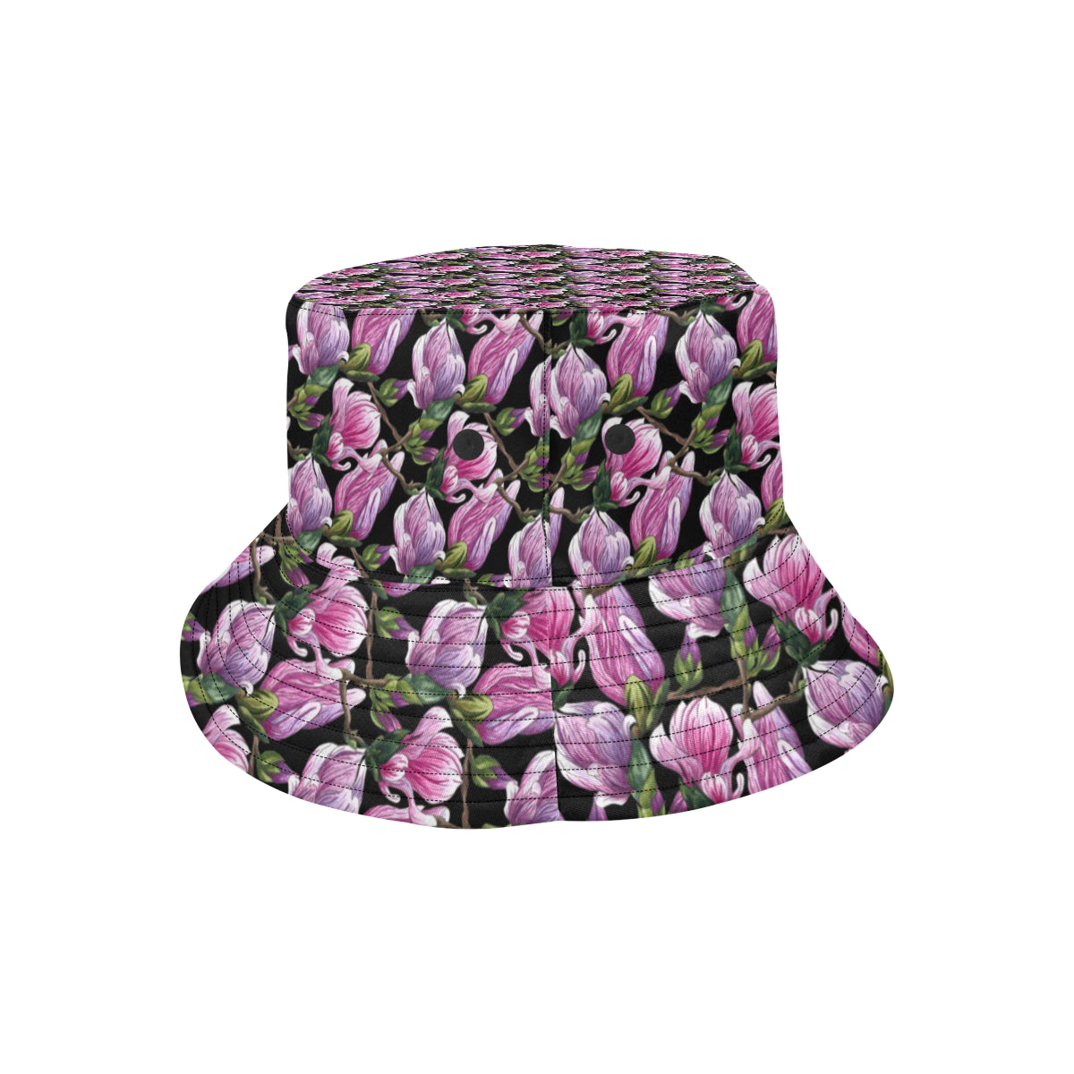 Magnolia Pattern Print Design MAG011 Unisex Bucket Hat