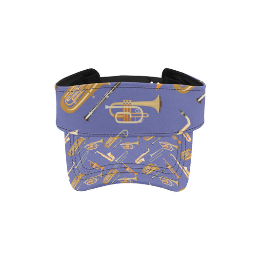 Trombone Pattern Print Design 02 Unisex Sun Visor