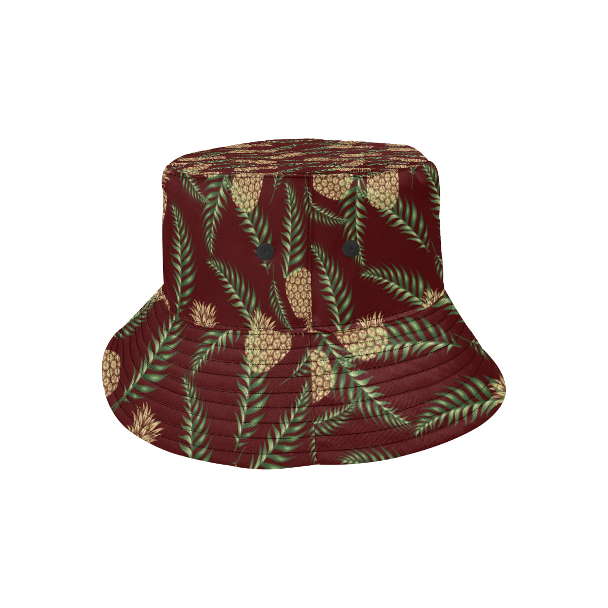 Pineapple Pattern Print Design PP013 Unisex Bucket Hat