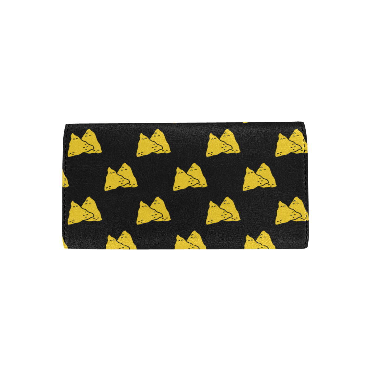 Nachos Pattern Print Design A02 Women's Trifold Wallet