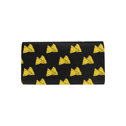 Nachos Pattern Print Design A02 Women's Trifold Wallet