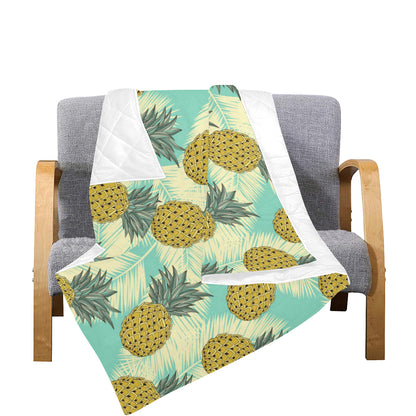 Pineapple Pattern Print Design PP03 Premium Quilt