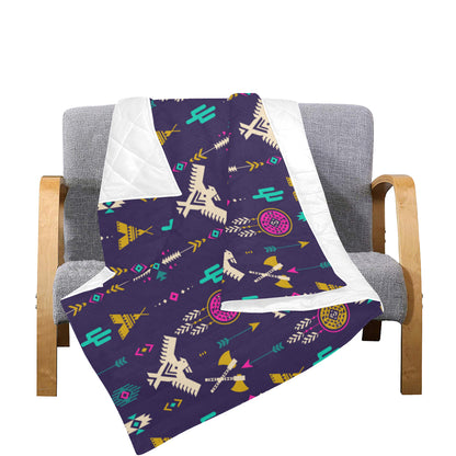Native American Eagle Indian Pattern Premium Quilt