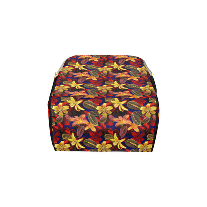 Lily Pattern Print Design LY014 Diaper Bag Backpack