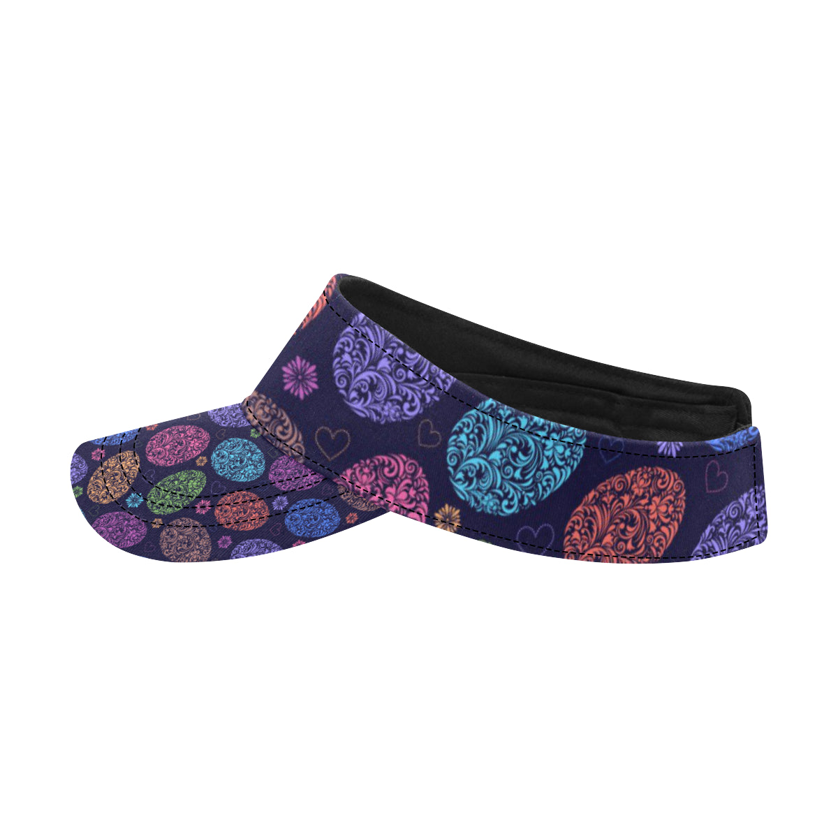 Easter Eggs Pattern Print Design RB012 Unisex Sun Visor