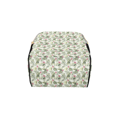 Bird Of Paradise Pattern Print Design 04 Diaper Bag Backpack