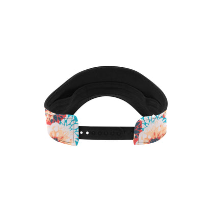 Dahlia Pattern Print Design DH05 Unisex Sun Visor