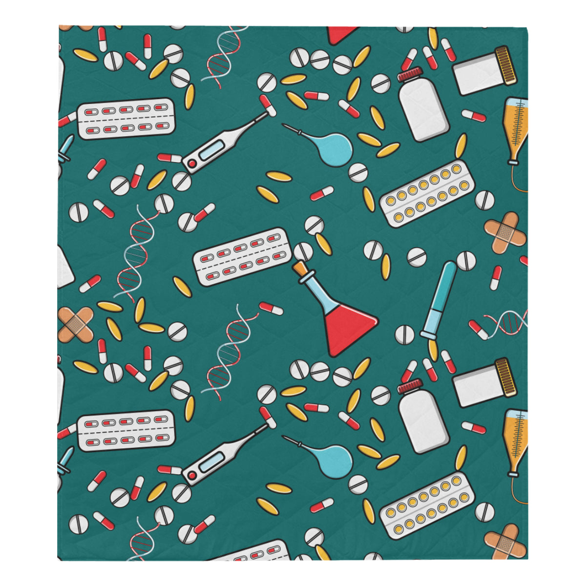 Nurse Pattern Print Design A05 Premium Quilt