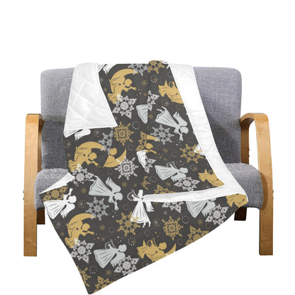 Angel Pattern Print Design 04 Premium Quilt