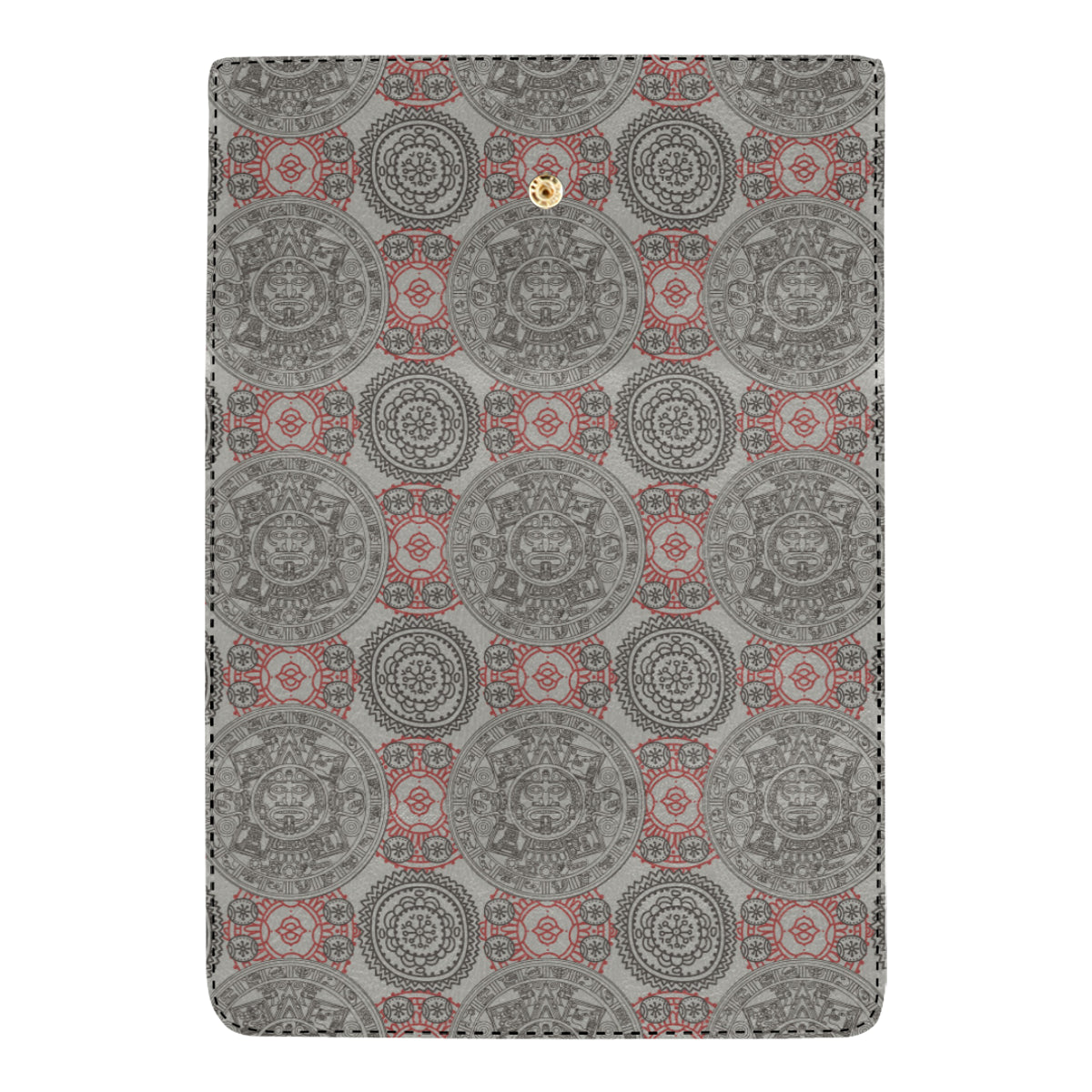 Calendar Aztec Pattern Print Design 04 Women's Trifold Wallet