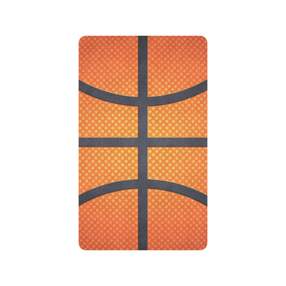 Basketball Texture Print Pattern Rubber Doormat