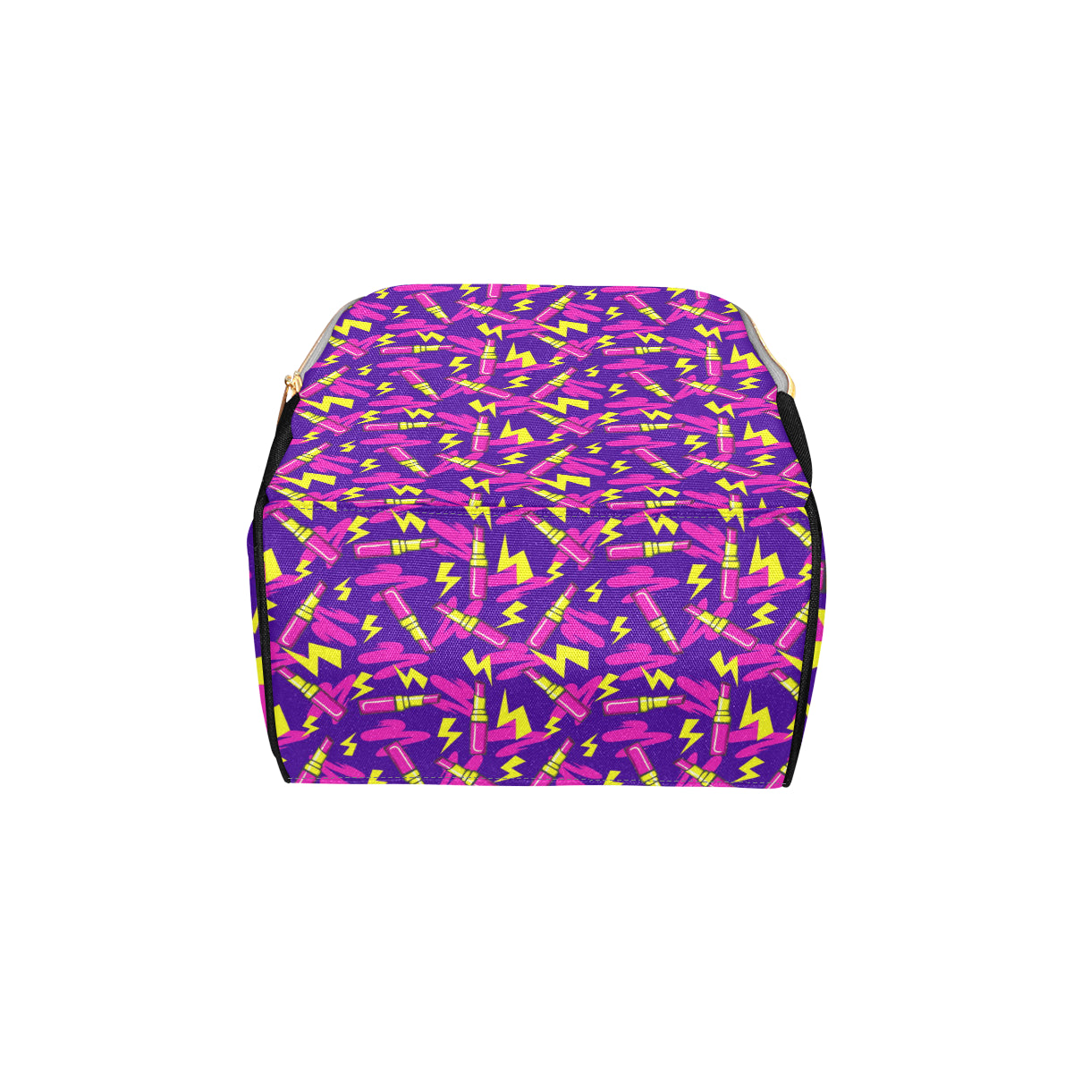 Lipstick Pattern Print Design LT04 Diaper Bag Backpack