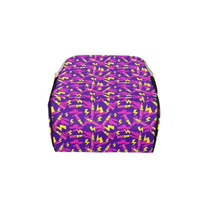 Lipstick Pattern Print Design LT04 Diaper Bag Backpack