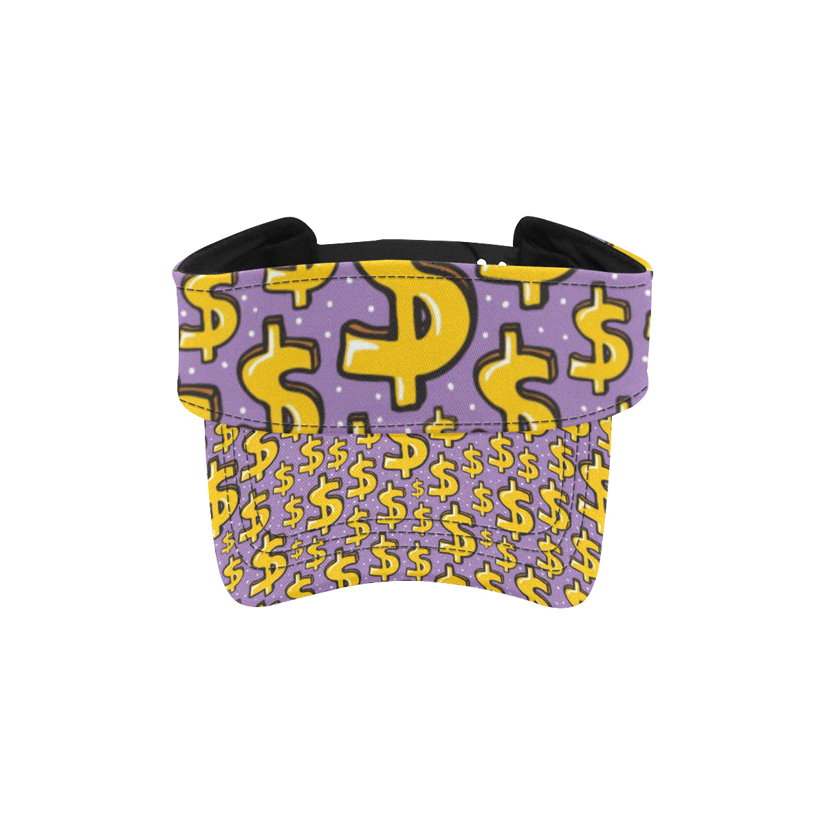 Dollar Pattern Print Design DO01 Unisex Sun Visor
