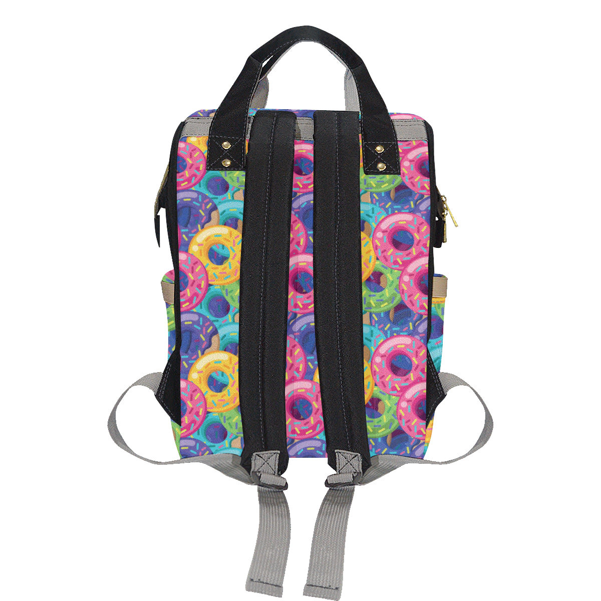 Donut Pattern Print Design DN010 Diaper Bag Backpack