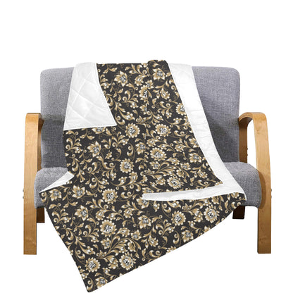 Brocade Pattern Print Design 03 Premium Quilt