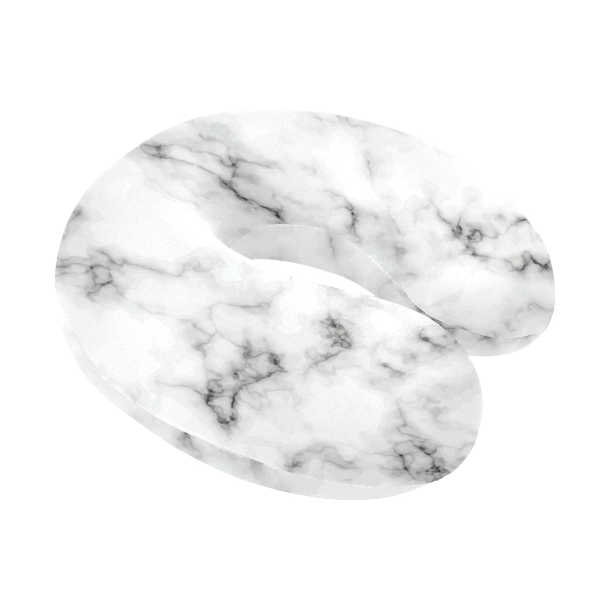 Marble Pattern Print Design 01 U-Shaped Travel Neck Pillow