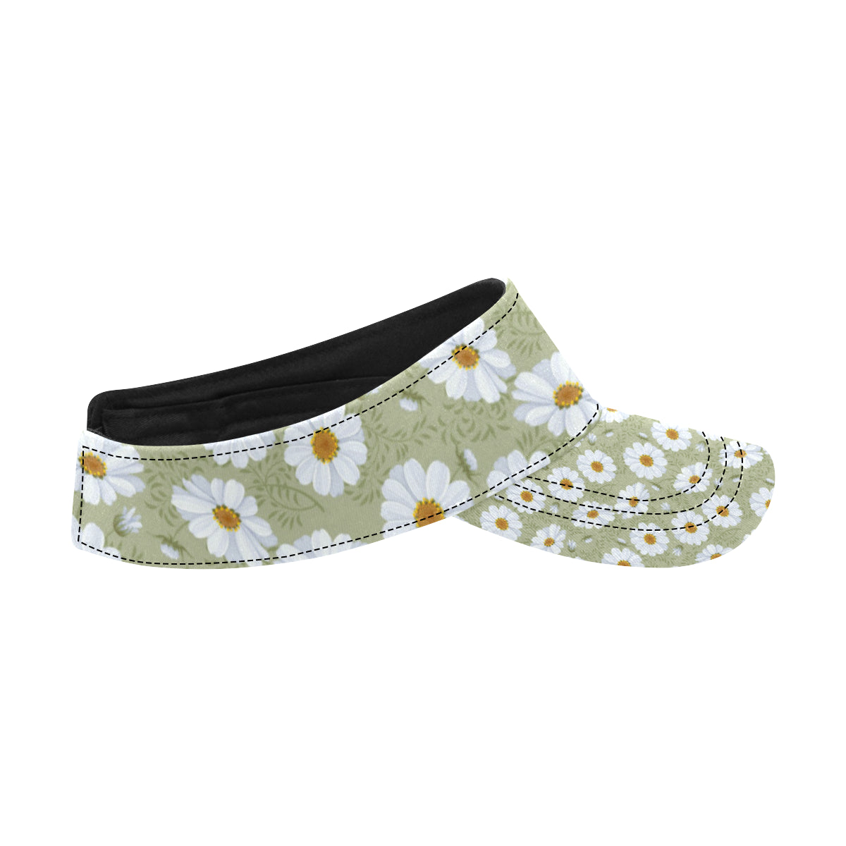 Daisy Yellow Print Pattern Unisex Sun Visor