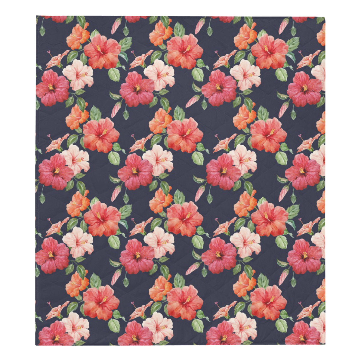 Tropical Flower Pattern Print Design TF020 Premium Quilt