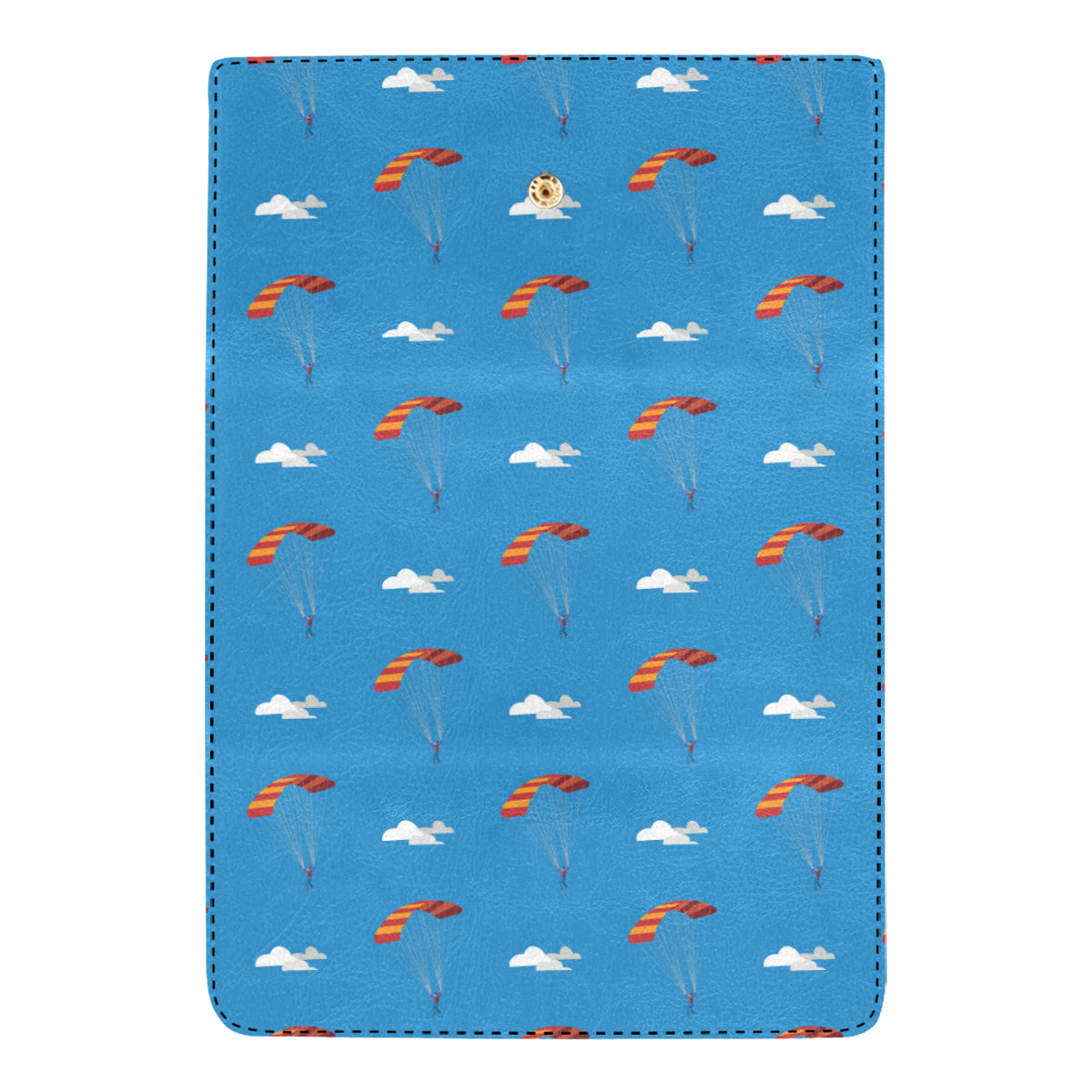 Skydiving Pattern Print Design 02 Women's Trifold Wallet