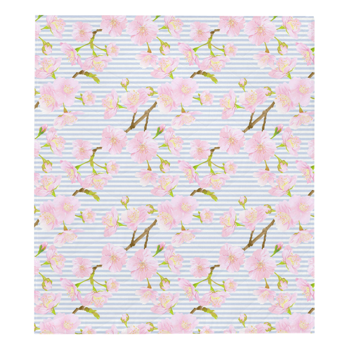 Pink Cherry Blossom Sakura Premium Quilt