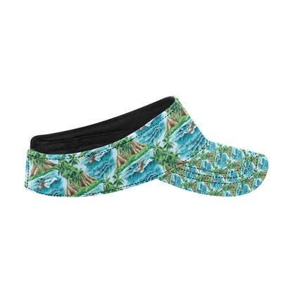 Palm Tree Hawaiian Themed Design Print Unisex Sun Visor