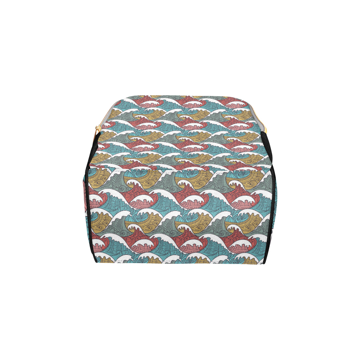 Tribal Wave Pattern Print Diaper Bag Backpack