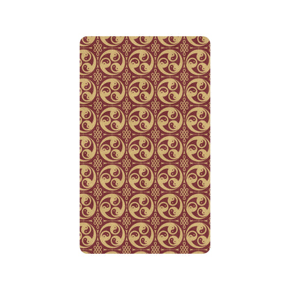 Yin Yang Style Pattern Design Print Rubber Doormat