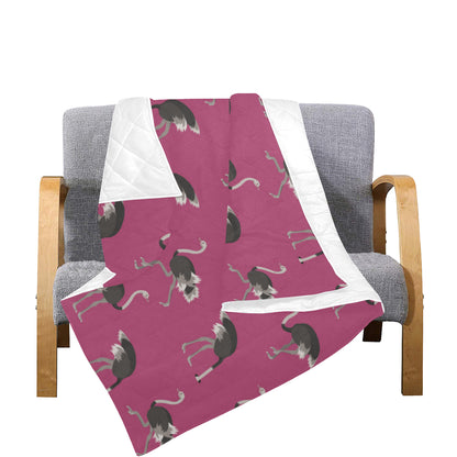 Emu Pattern Print Design 02 Premium Quilt