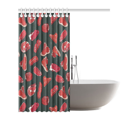 Meat Pattern Print Design 01 Shower Curtain