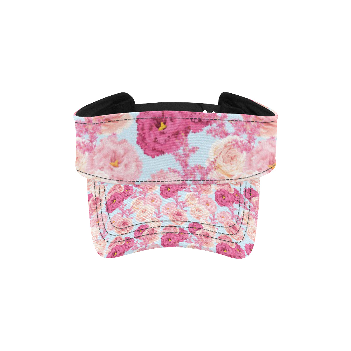 Lisianthus Pattern Print Design LT05 Unisex Sun Visor