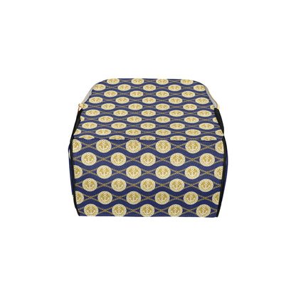 Anchor Luxury Pattern Diaper Bag Backpack