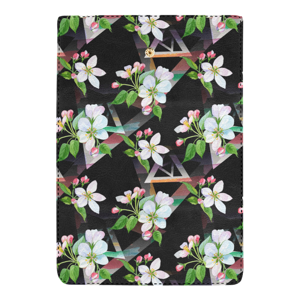 Apple blossom Pattern Print Design AB07 Women's Trifold Wallet