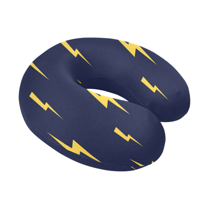 Lightning Thunder Pattern Print Design 03 U-Shaped Travel Neck Pillow