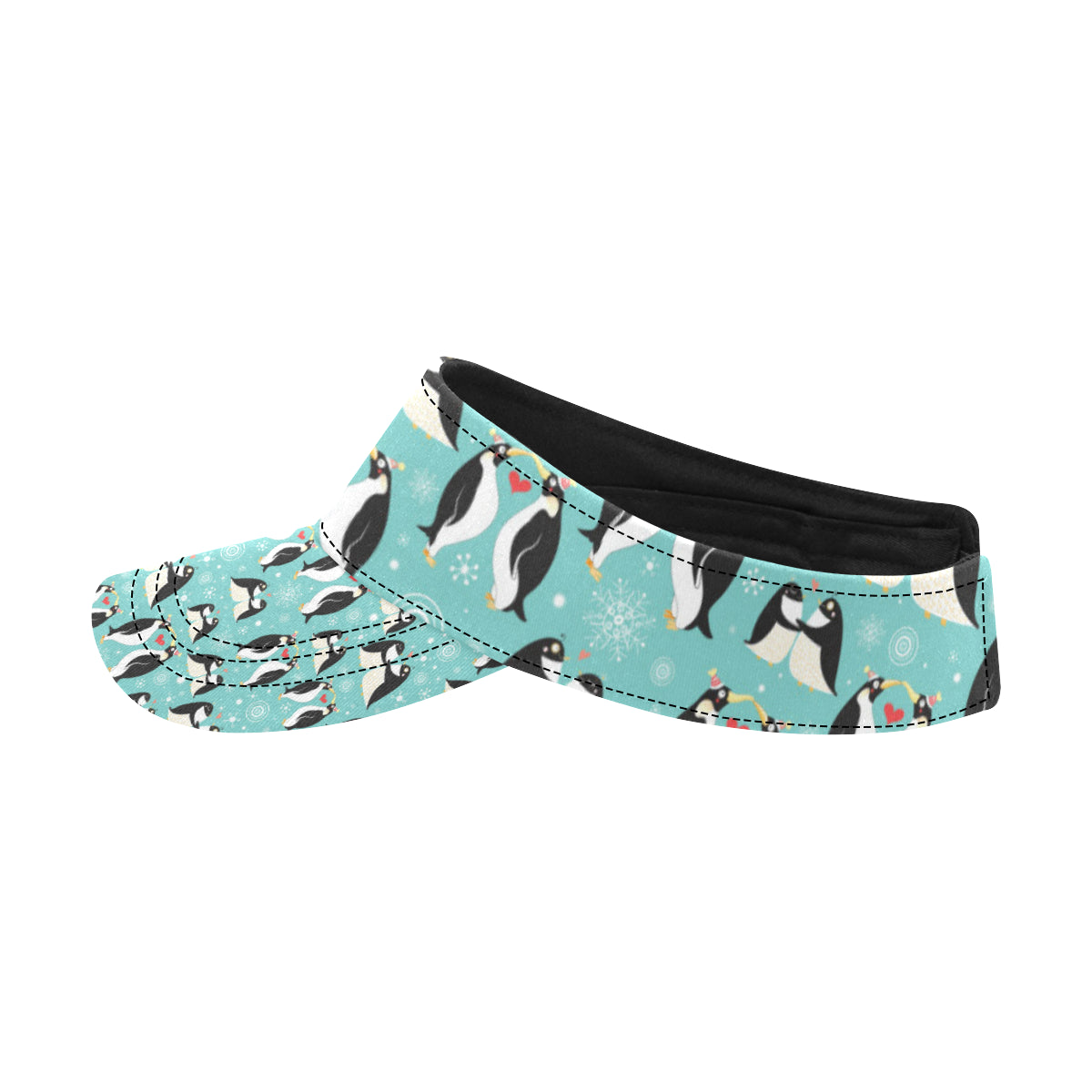 Penguin Love Print Unisex Sun Visor