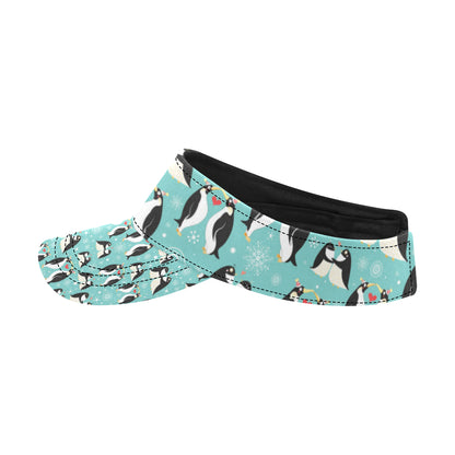Penguin Love Print Unisex Sun Visor