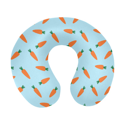 Carrot Pattern Print Design 03 U-Shaped Travel Neck Pillow