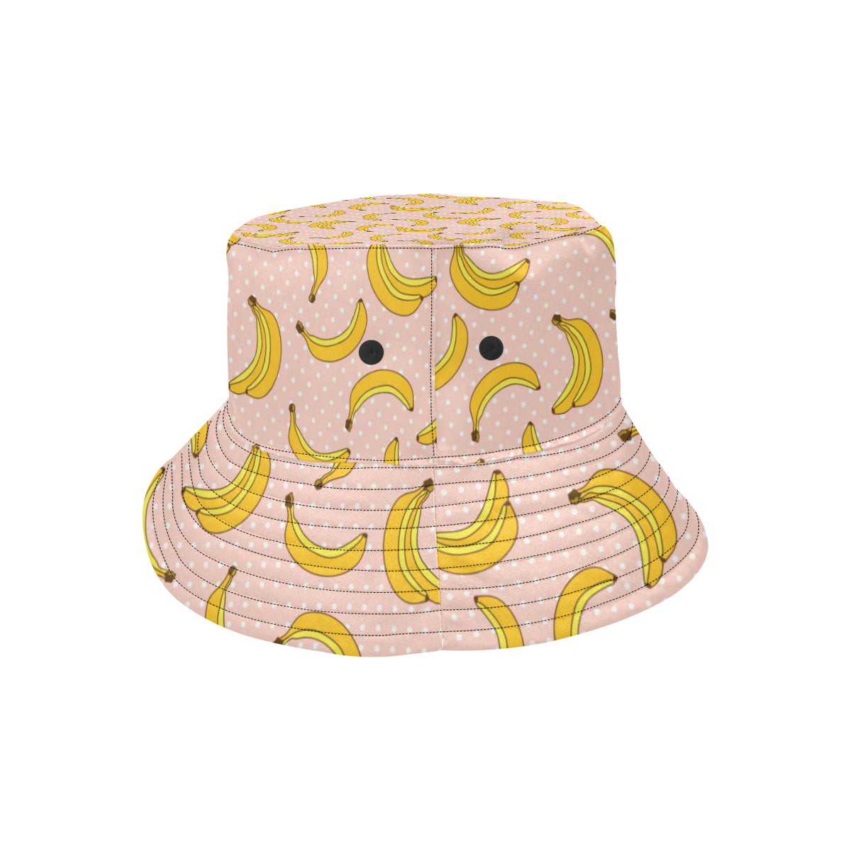 Banana Pattern Print Design BA06 Unisex Bucket Hat