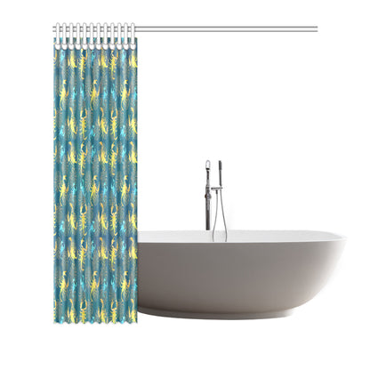 Scorpion Pattern Print Design 02 Shower Curtain