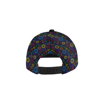 Chakra Colorful Print Pattern Snapback Cap