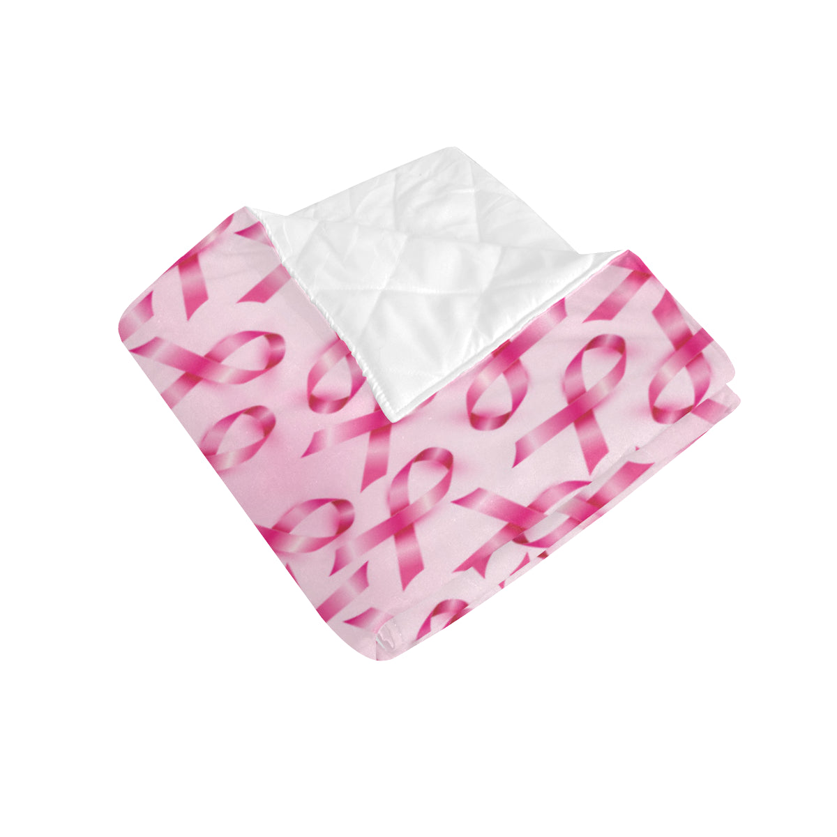 Breast cancer Pattern Print Design 04 Premium Quilt