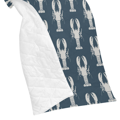 Lobster Pattern Print Design 02 Premium Quilt