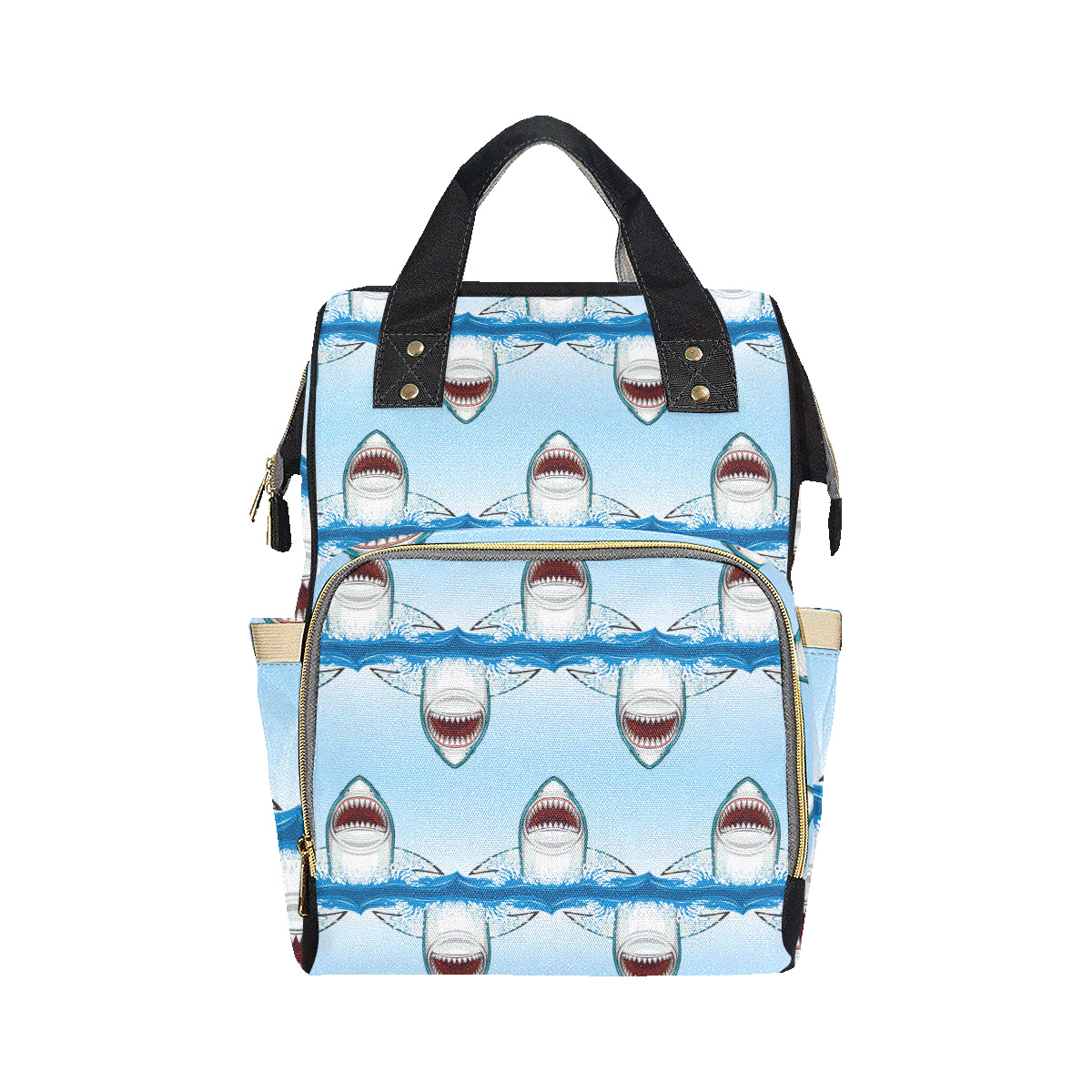 Shark Bite Diaper Bag Backpack