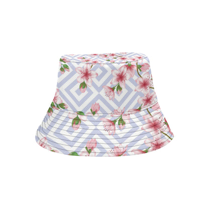Cherry Blossom Pattern Print Design CB07 Unisex Bucket Hat