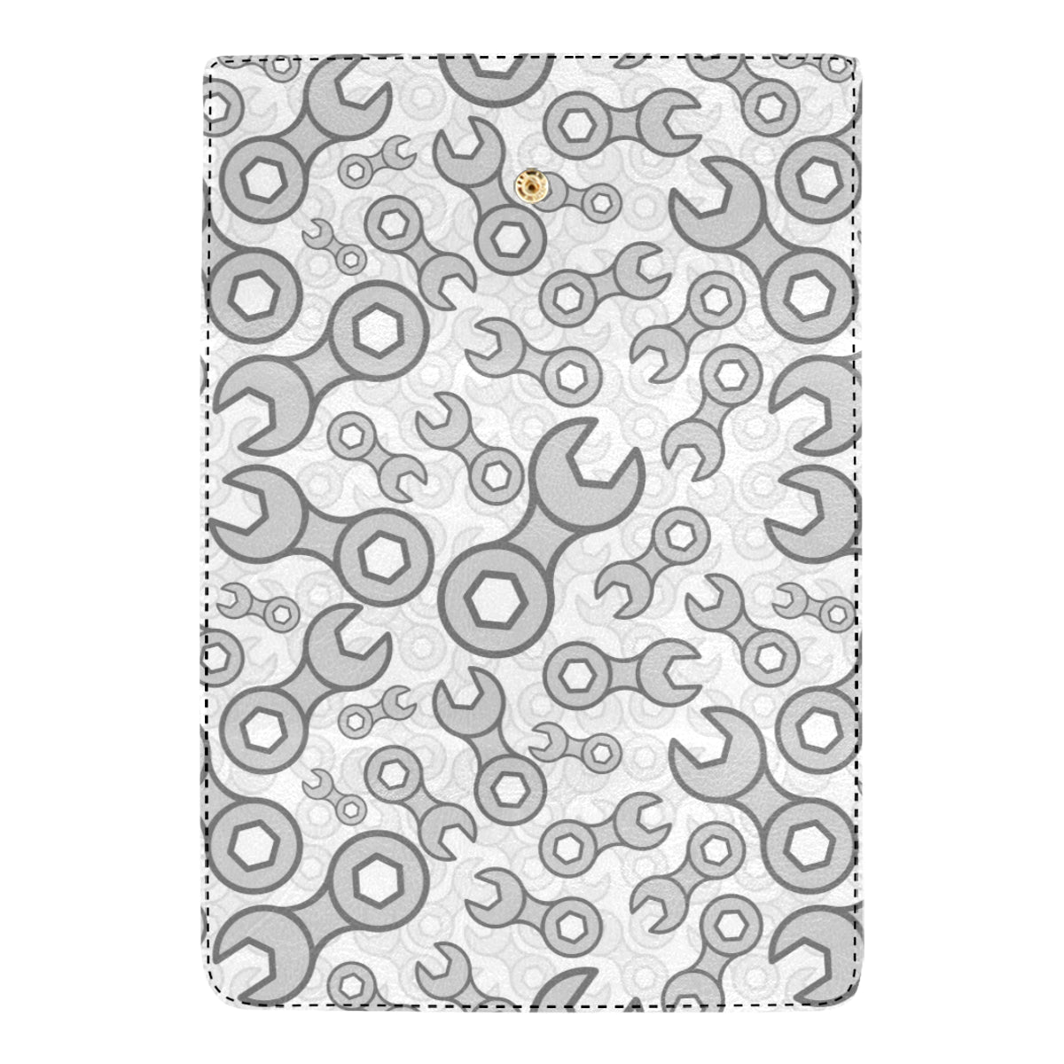 Mechanic Pattern Print Design 05 Women's Trifold Wallet