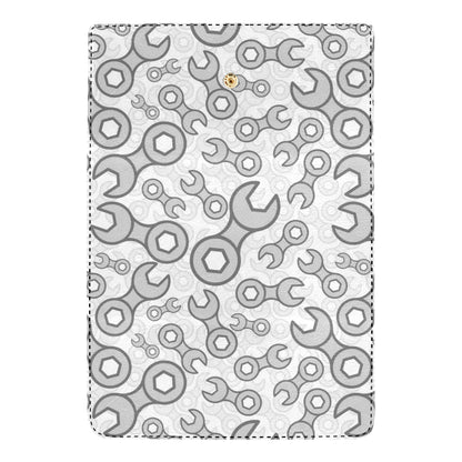 Mechanic Pattern Print Design 05 Women's Trifold Wallet