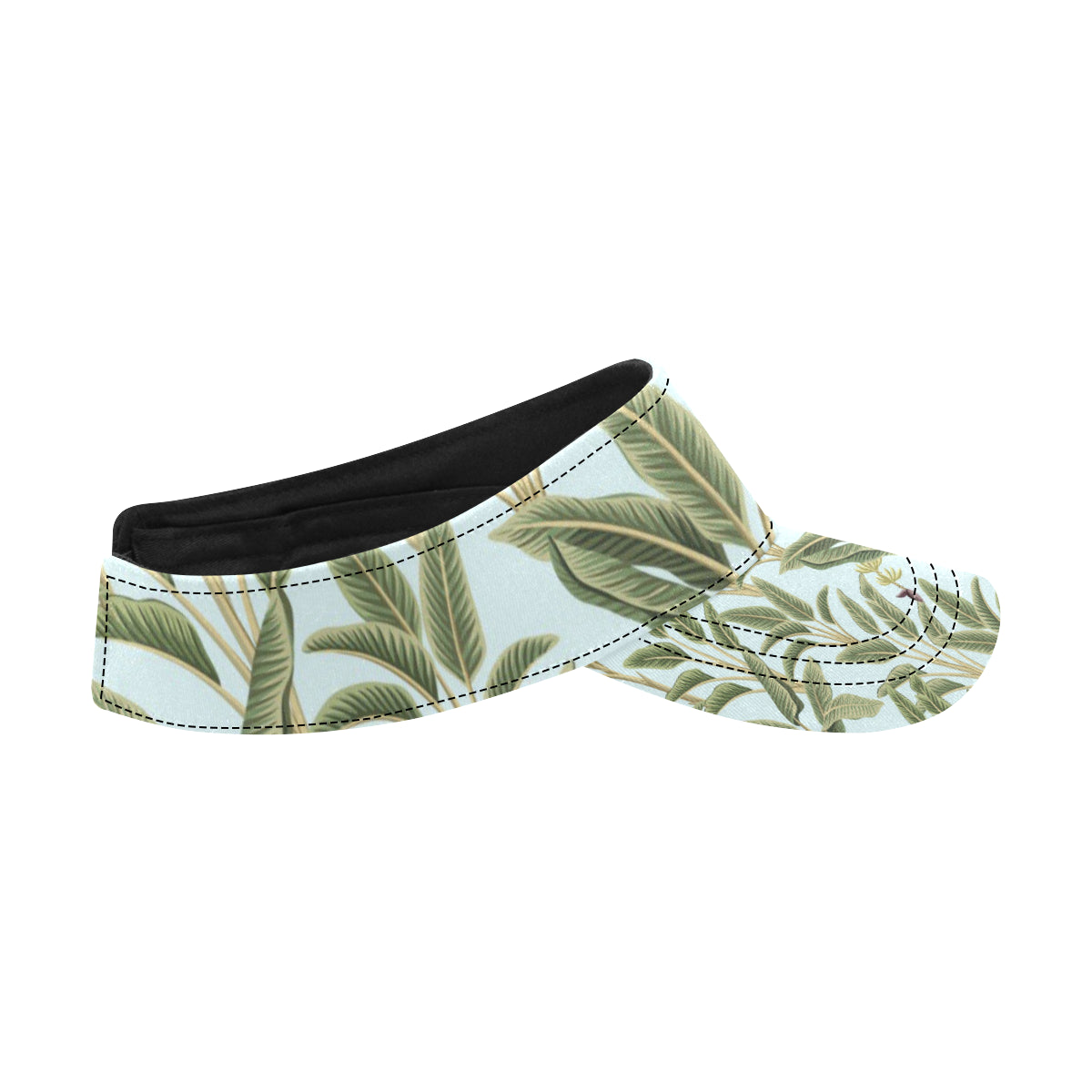 Banana Leaf Pattern Print Design BL03 Unisex Sun Visor