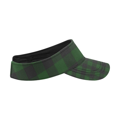 Buffalo check Green Pattern Print Design 02 Unisex Sun Visor