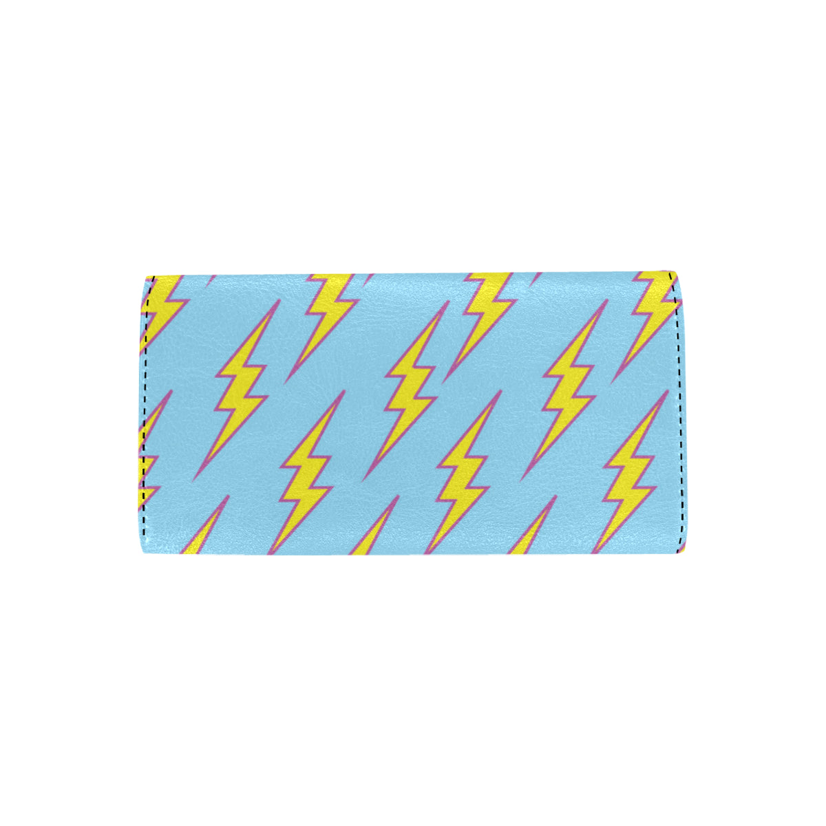 Lightning Thunder Pattern Print Design 02 Women's Trifold Wallet