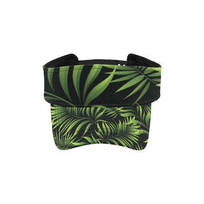 Palm Leaves Pattern Print Design PL07 Unisex Sun Visor